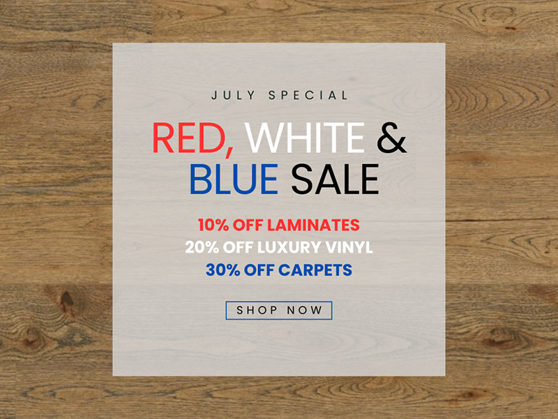 July Special: Red, White & Blue Sale